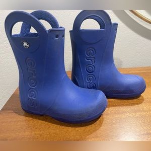 C13 Blue Croc wellies